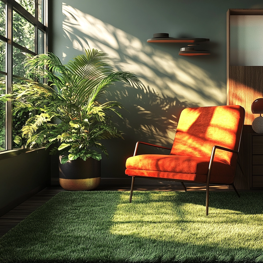 grass rug bedroom aesthetic 66