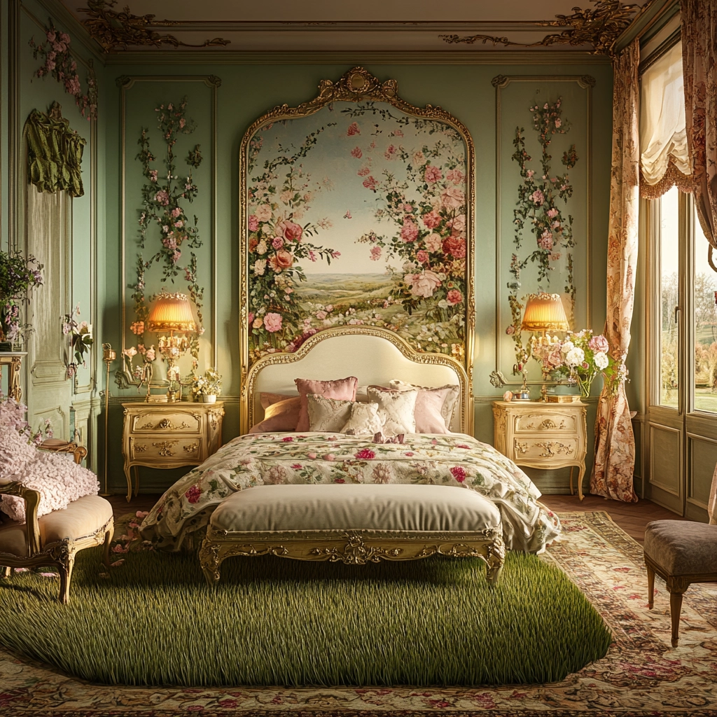 grass rug bedroom aesthetic 69