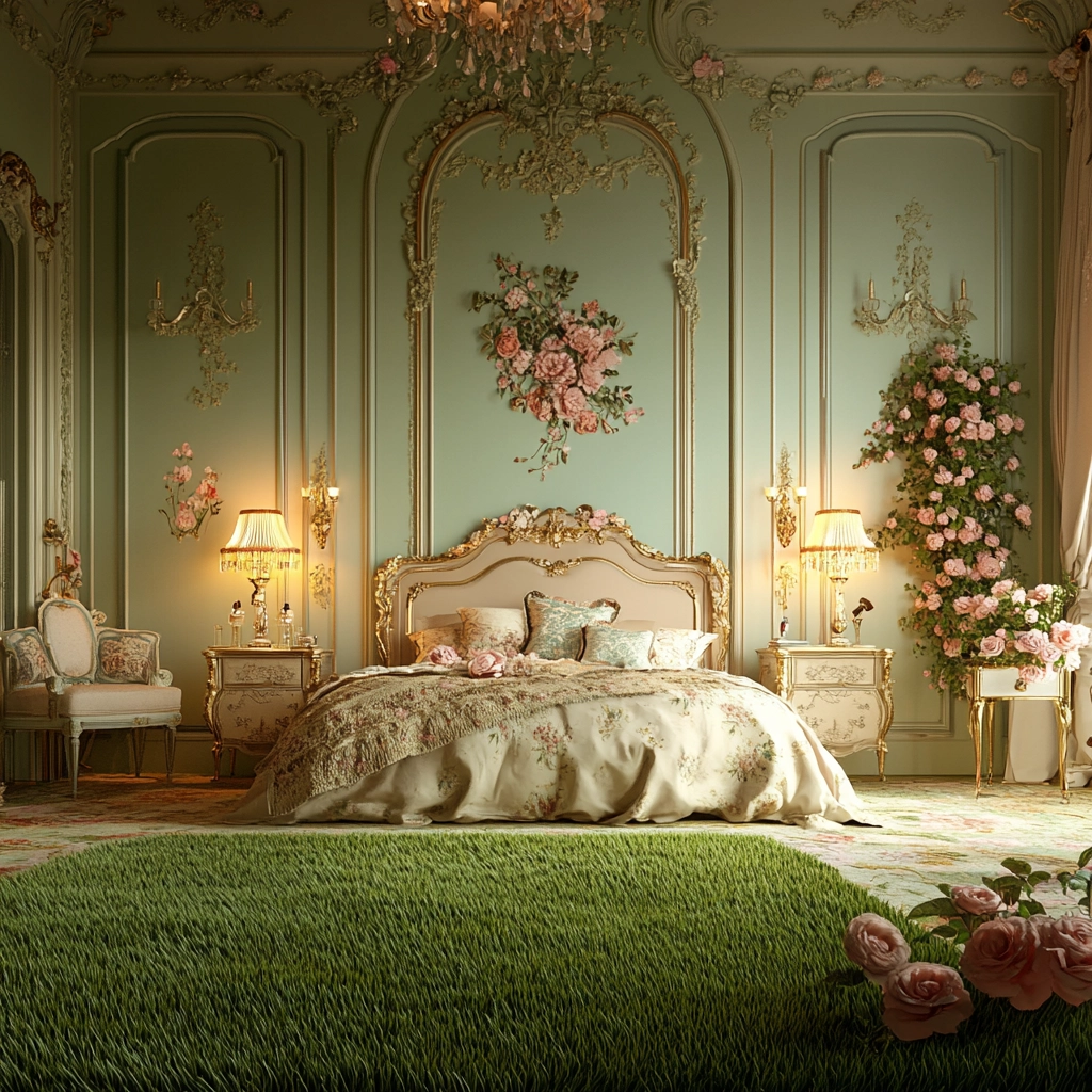 grass rug bedroom aesthetic 71