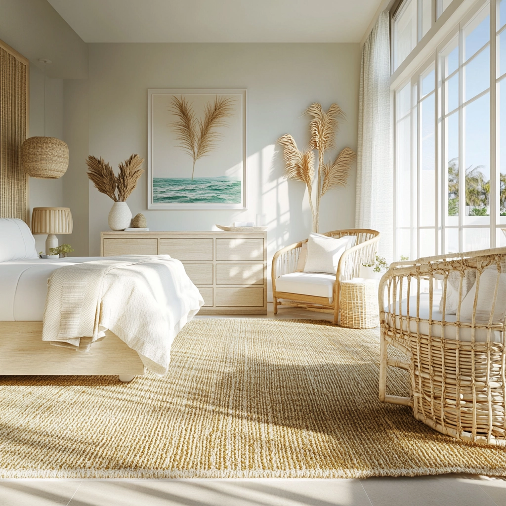 grass rug bedroom aesthetic 9
