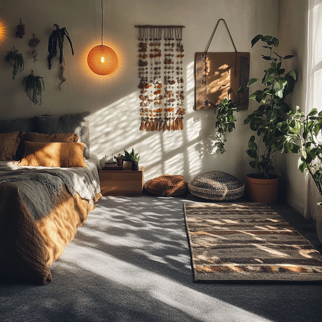 gray carpet bedroom ideas 13