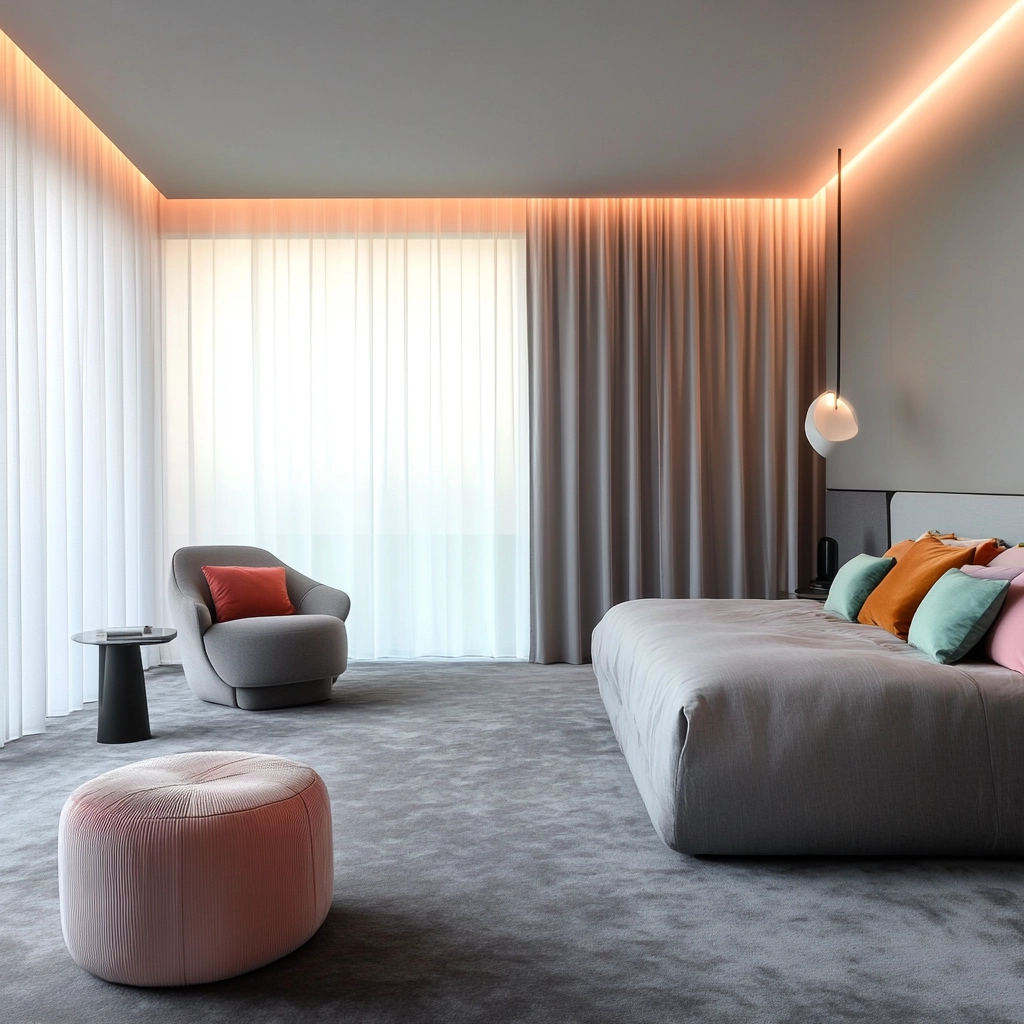 gray carpet bedroom ideas 17