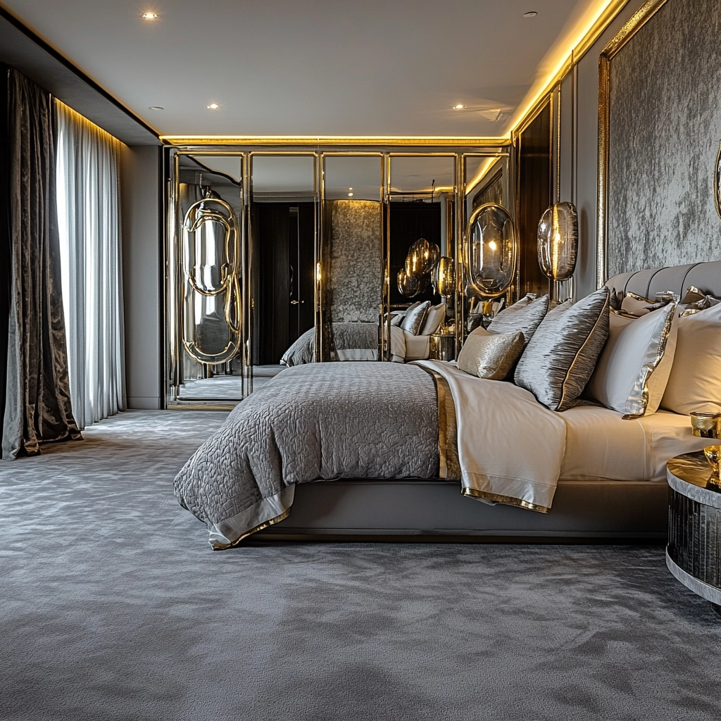 gray carpet bedroom ideas 23