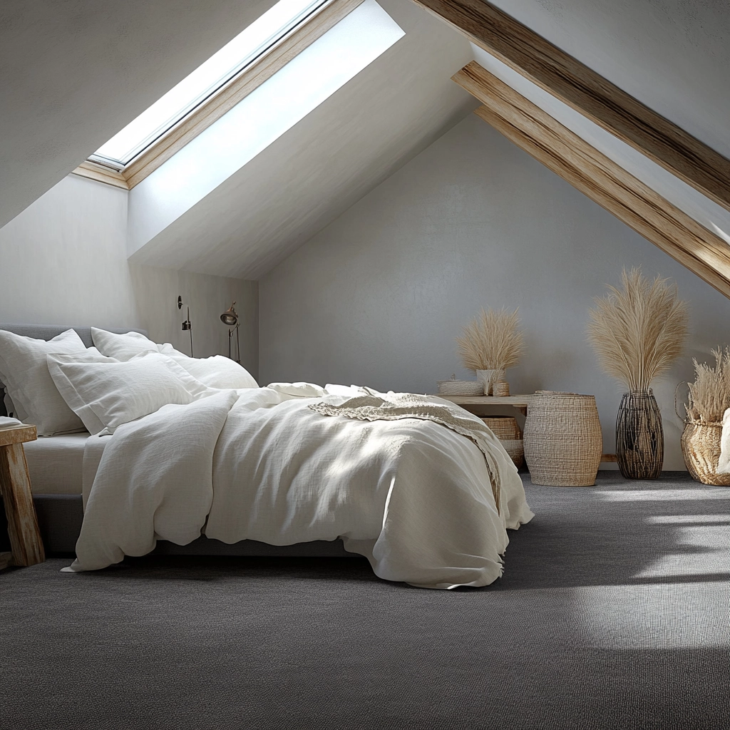 gray carpet bedroom ideas 26