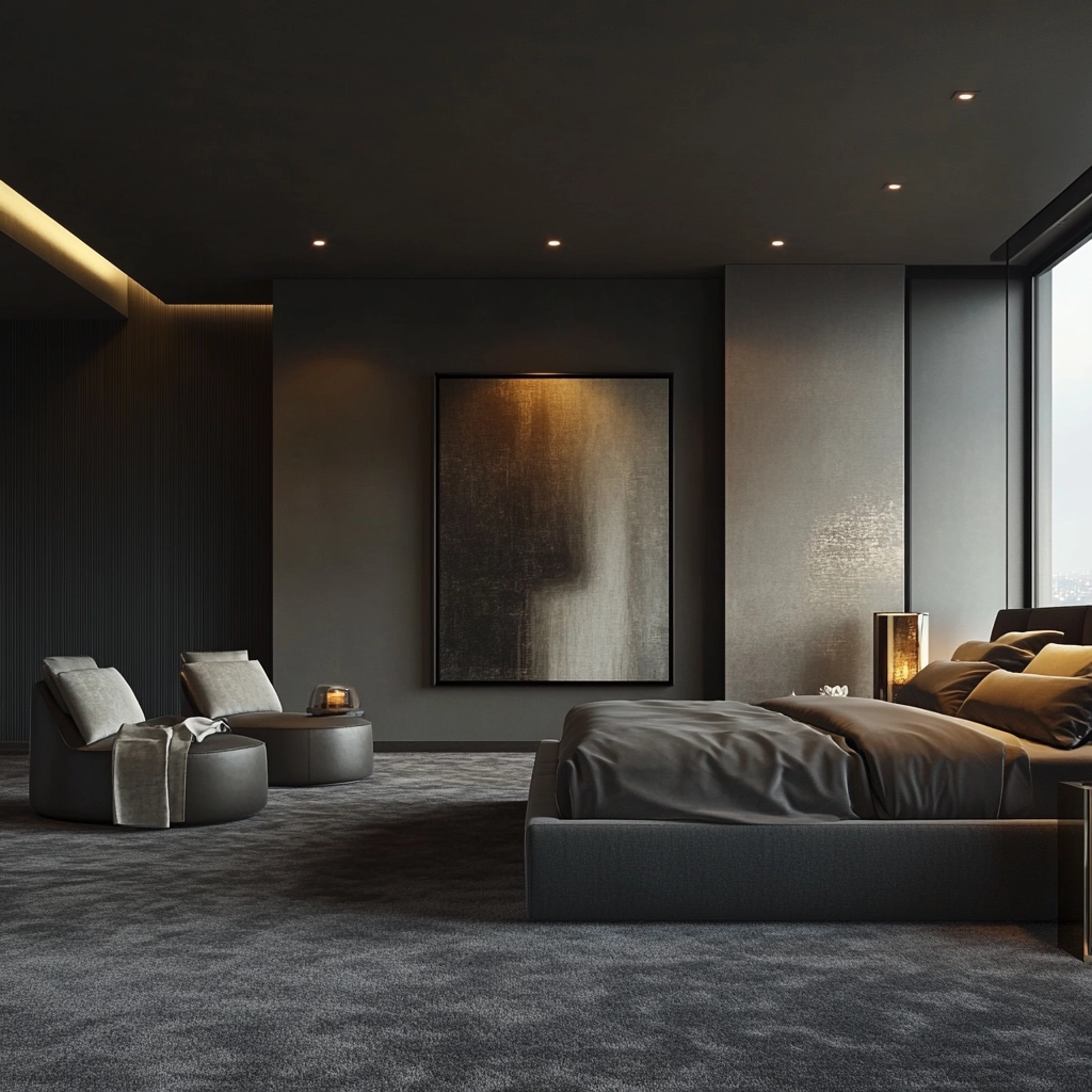 gray carpet bedroom ideas 34