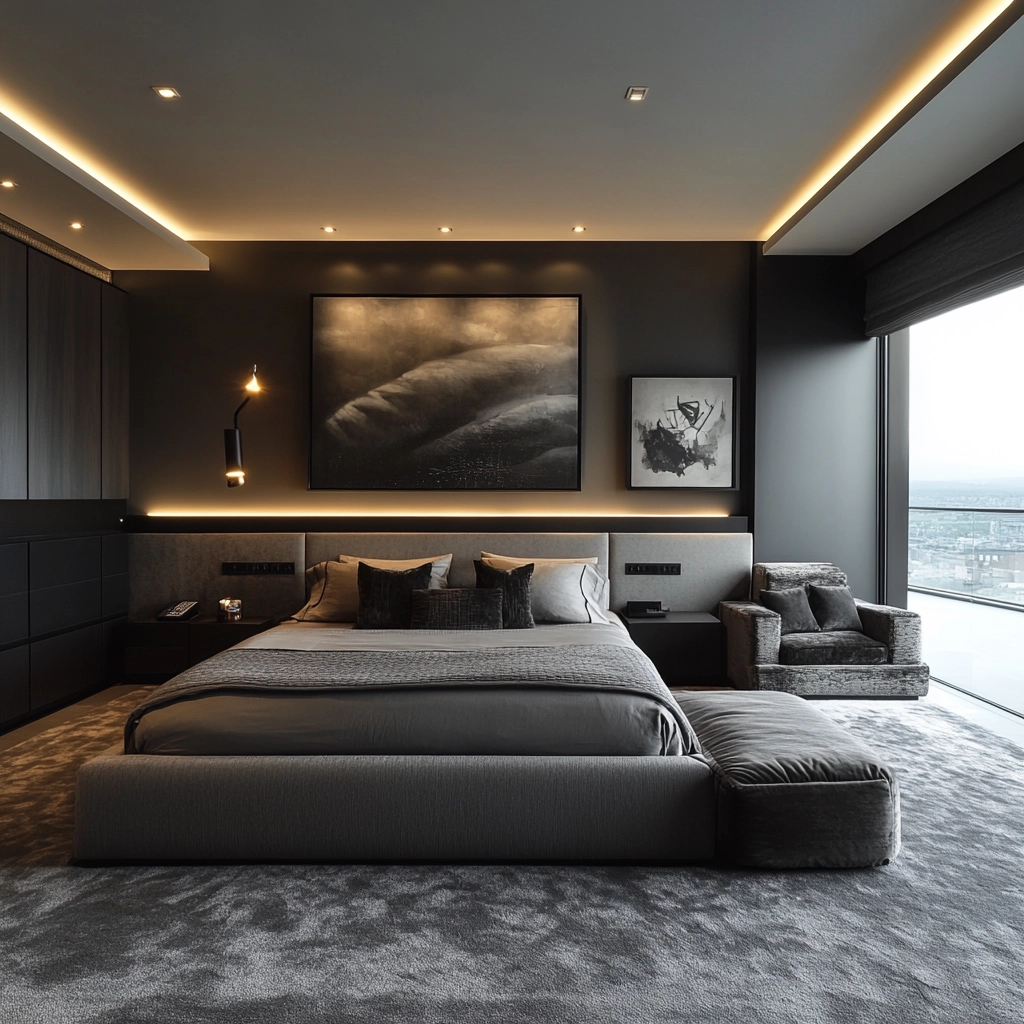 gray carpet bedroom ideas 36