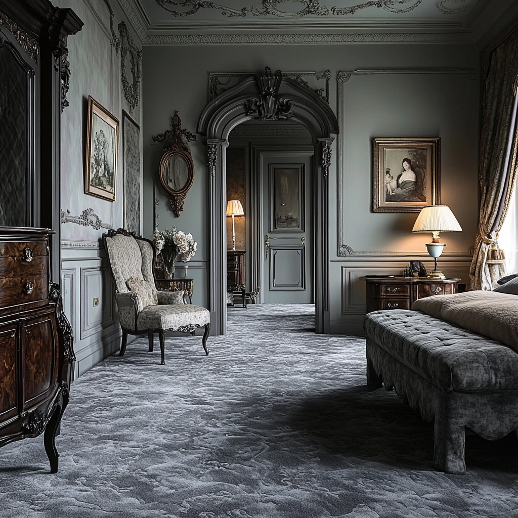 gray carpet bedroom ideas 61