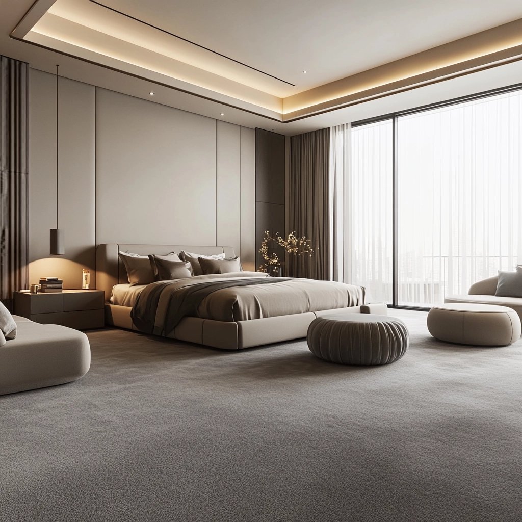 gray carpet bedroom ideas 68
