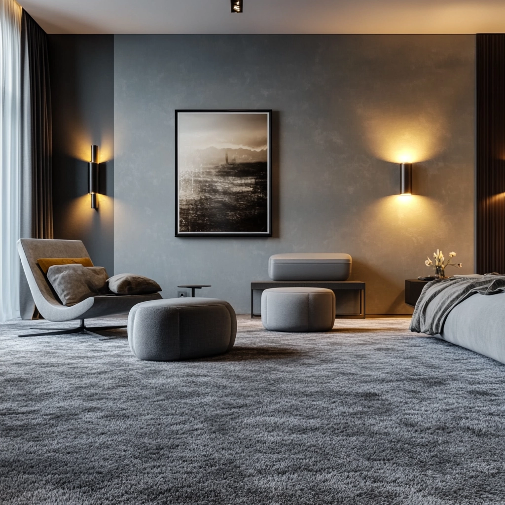 gray carpet bedroom ideas 73