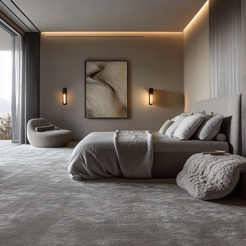 gray carpet bedroom ideas 74