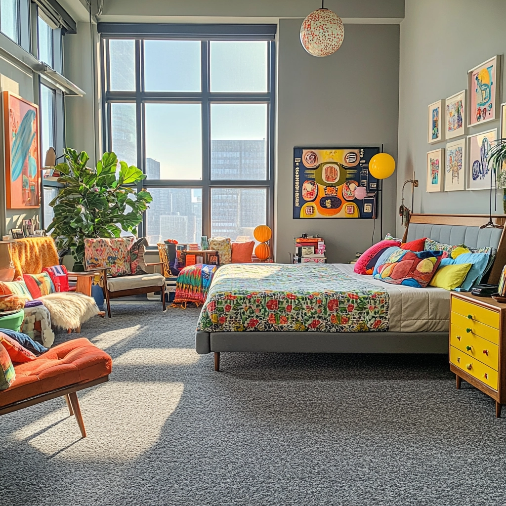 gray carpet bedroom ideas 77