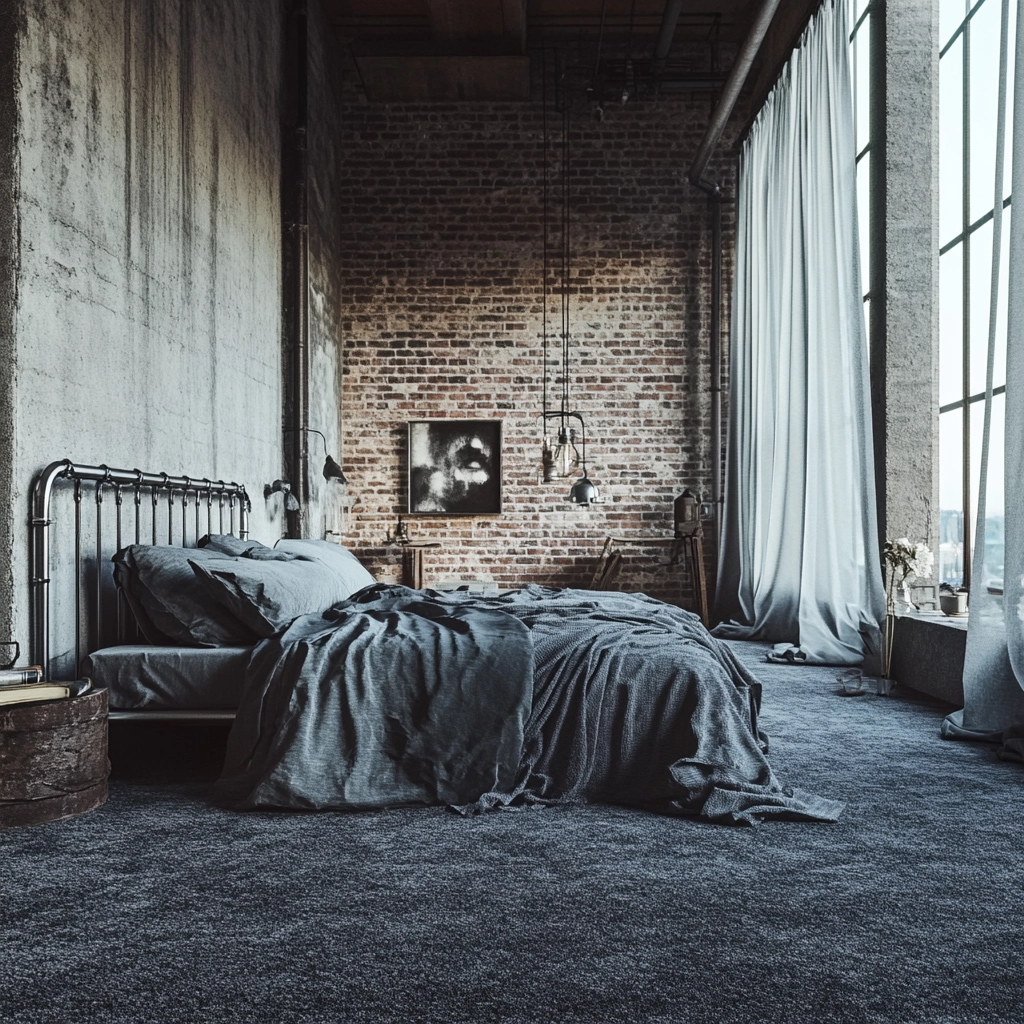gray carpet bedroom ideas 9