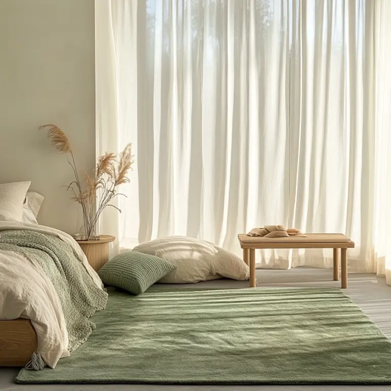 green bedroom rug 1