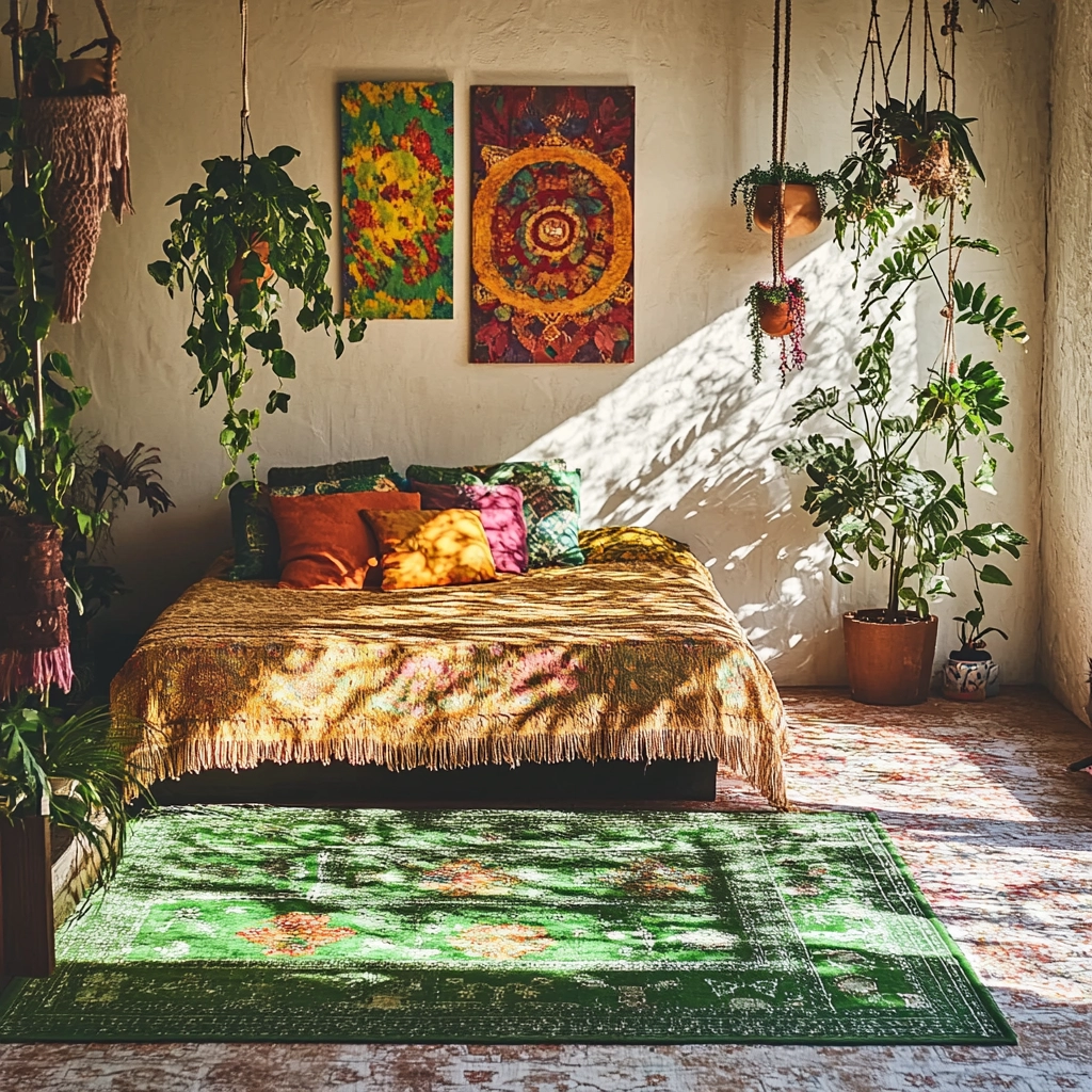 green bedroom rug 10