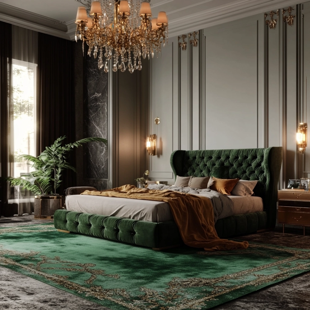 green bedroom rug 16