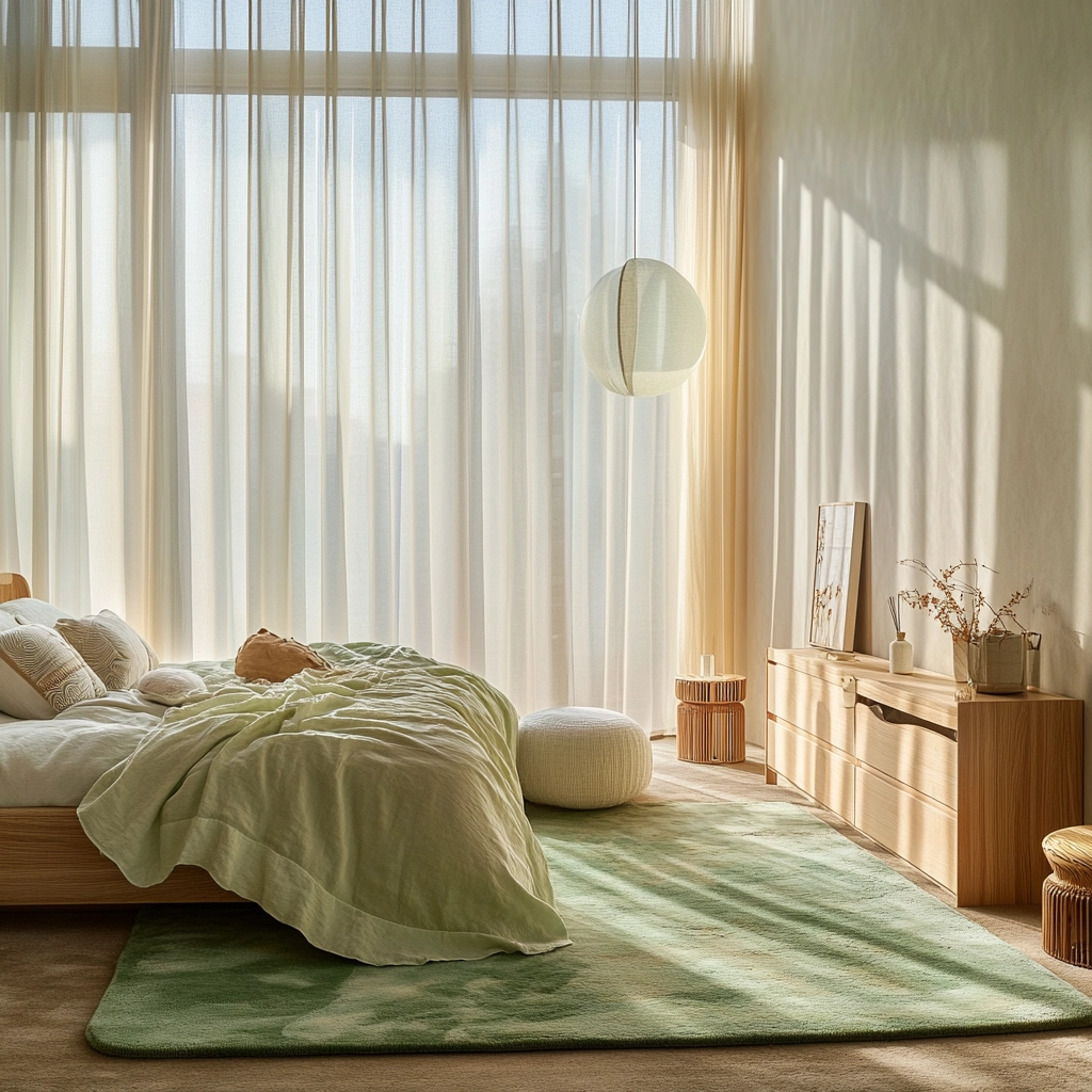 green bedroom rug 2