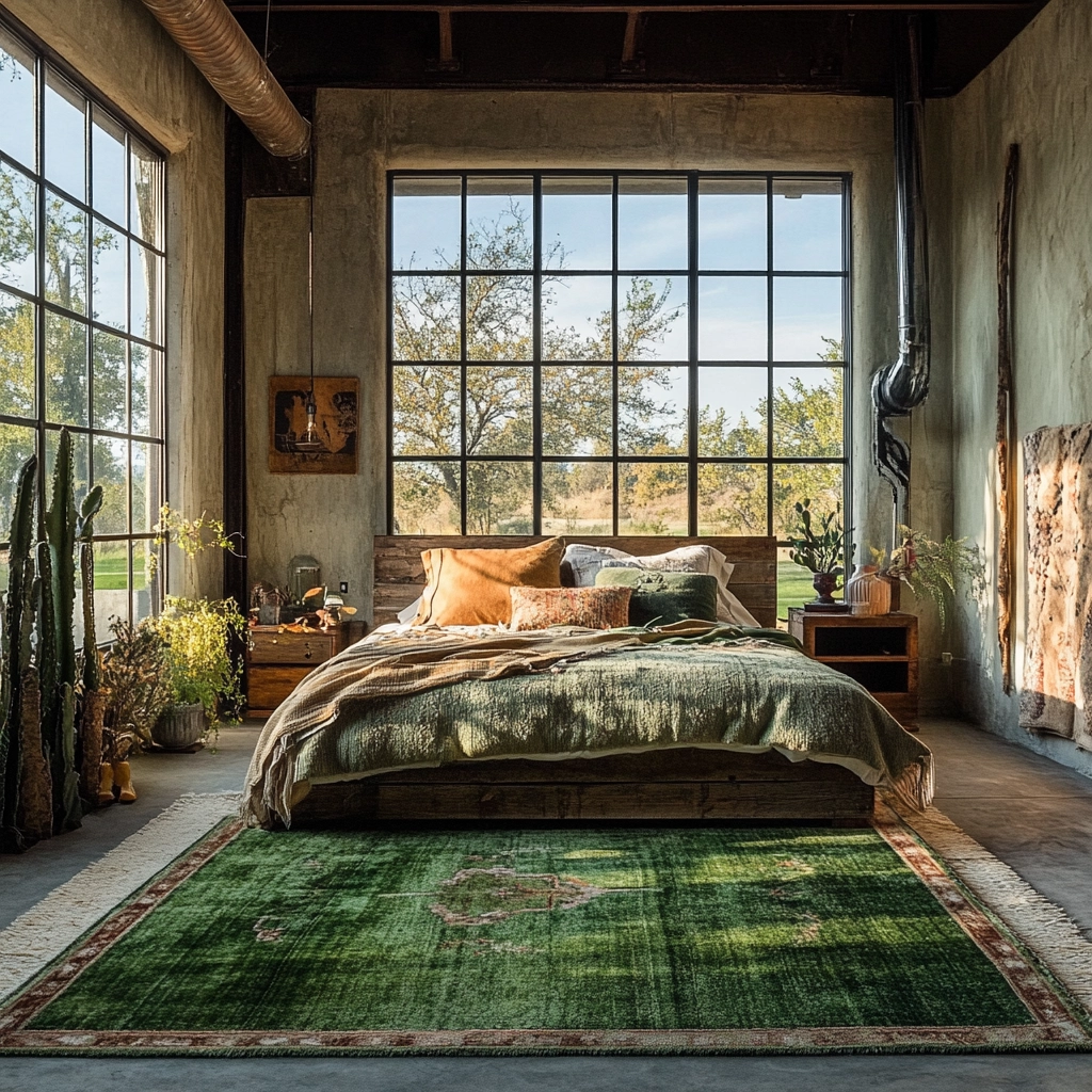 green bedroom rug 23