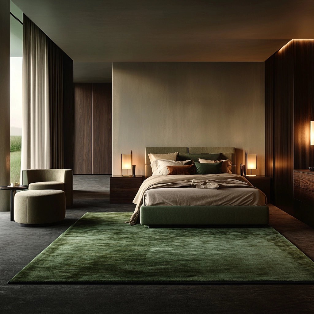 green bedroom rug 35