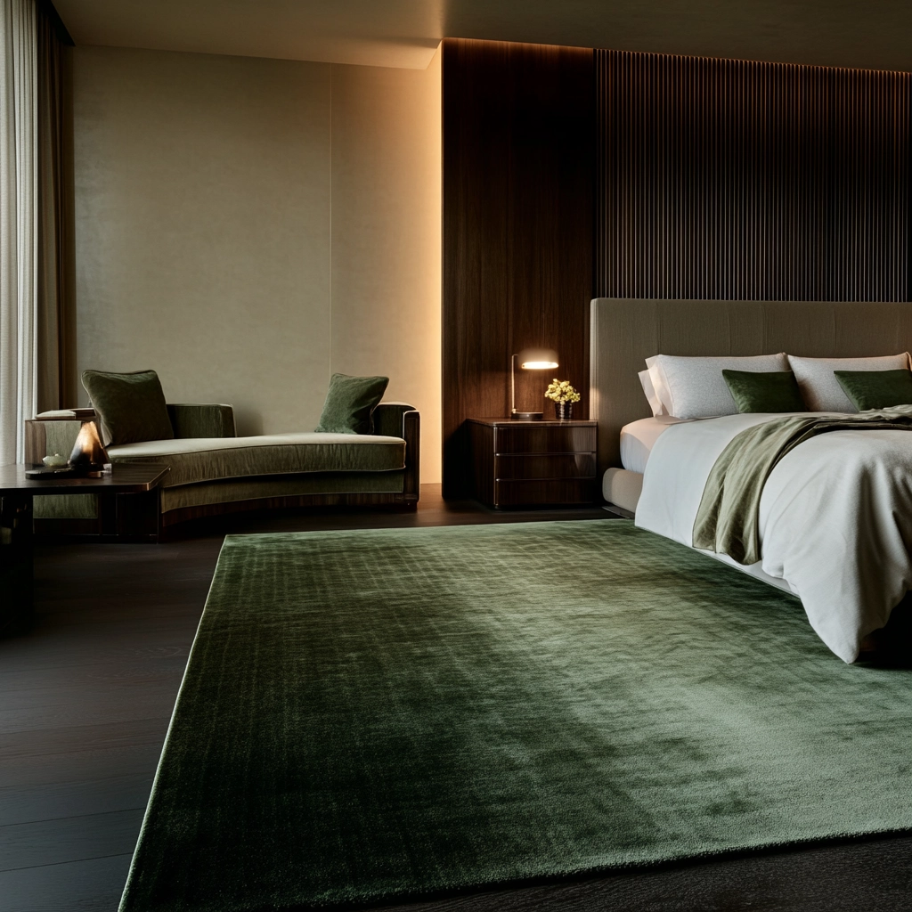 green bedroom rug 36