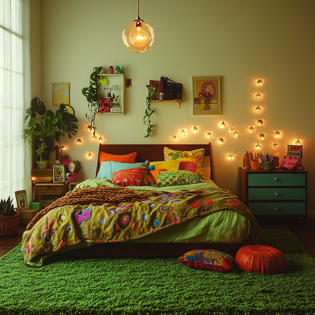 green bedroom rug 39
