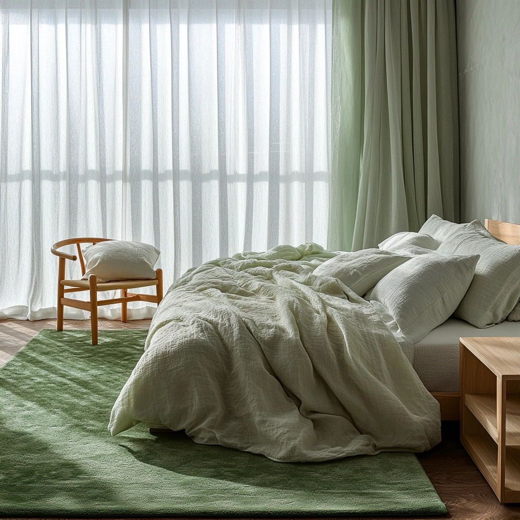 green bedroom rug 4