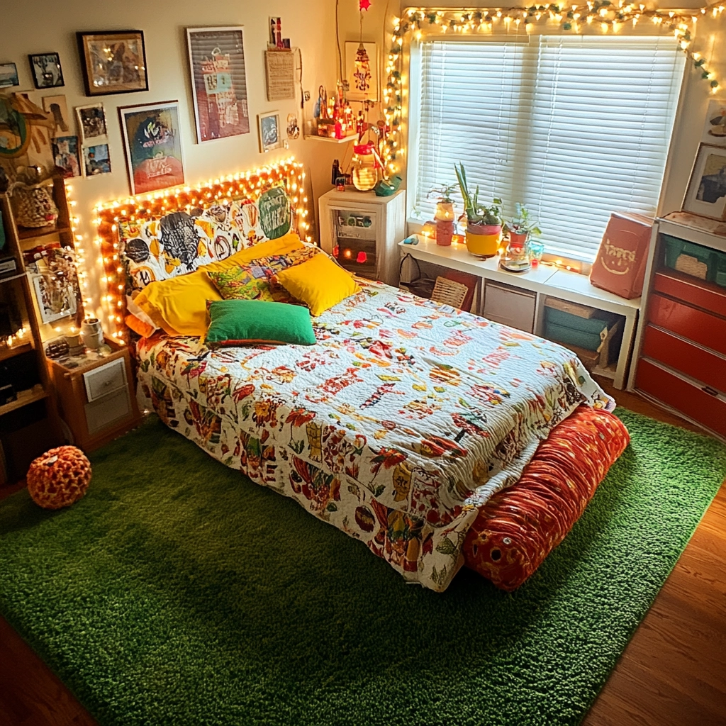 green bedroom rug 40