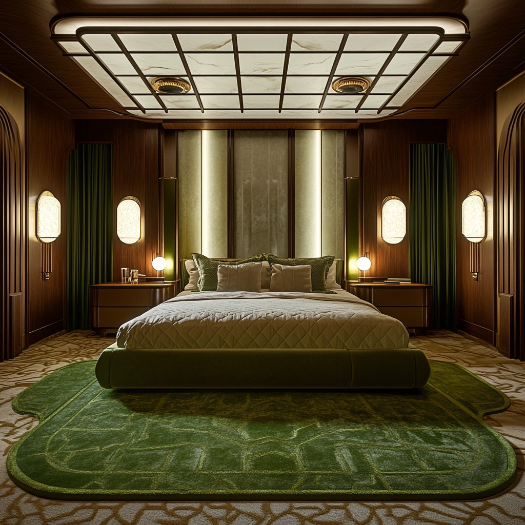 green bedroom rug 42