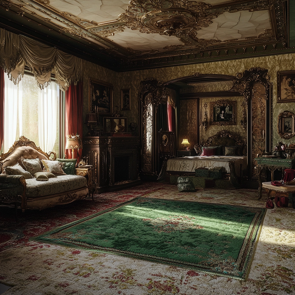 green bedroom rug 46