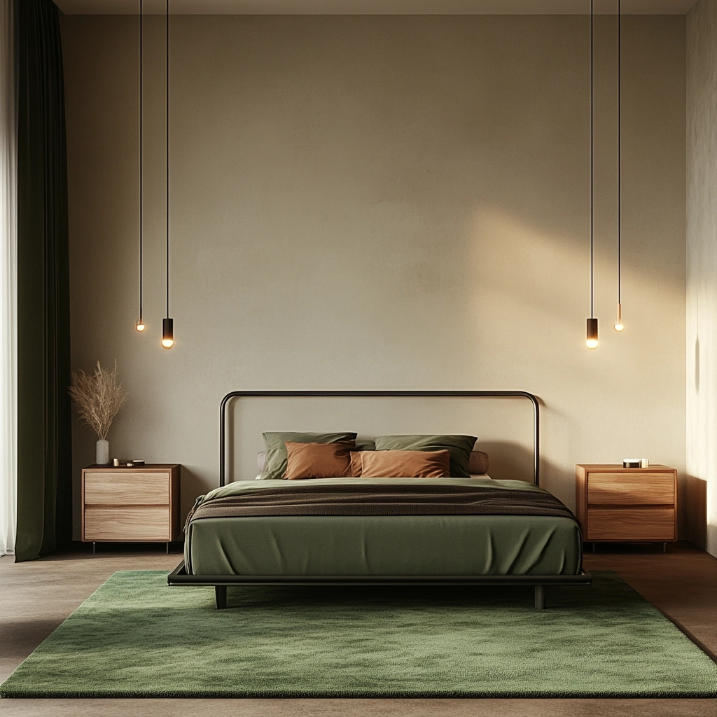 green bedroom rug 5