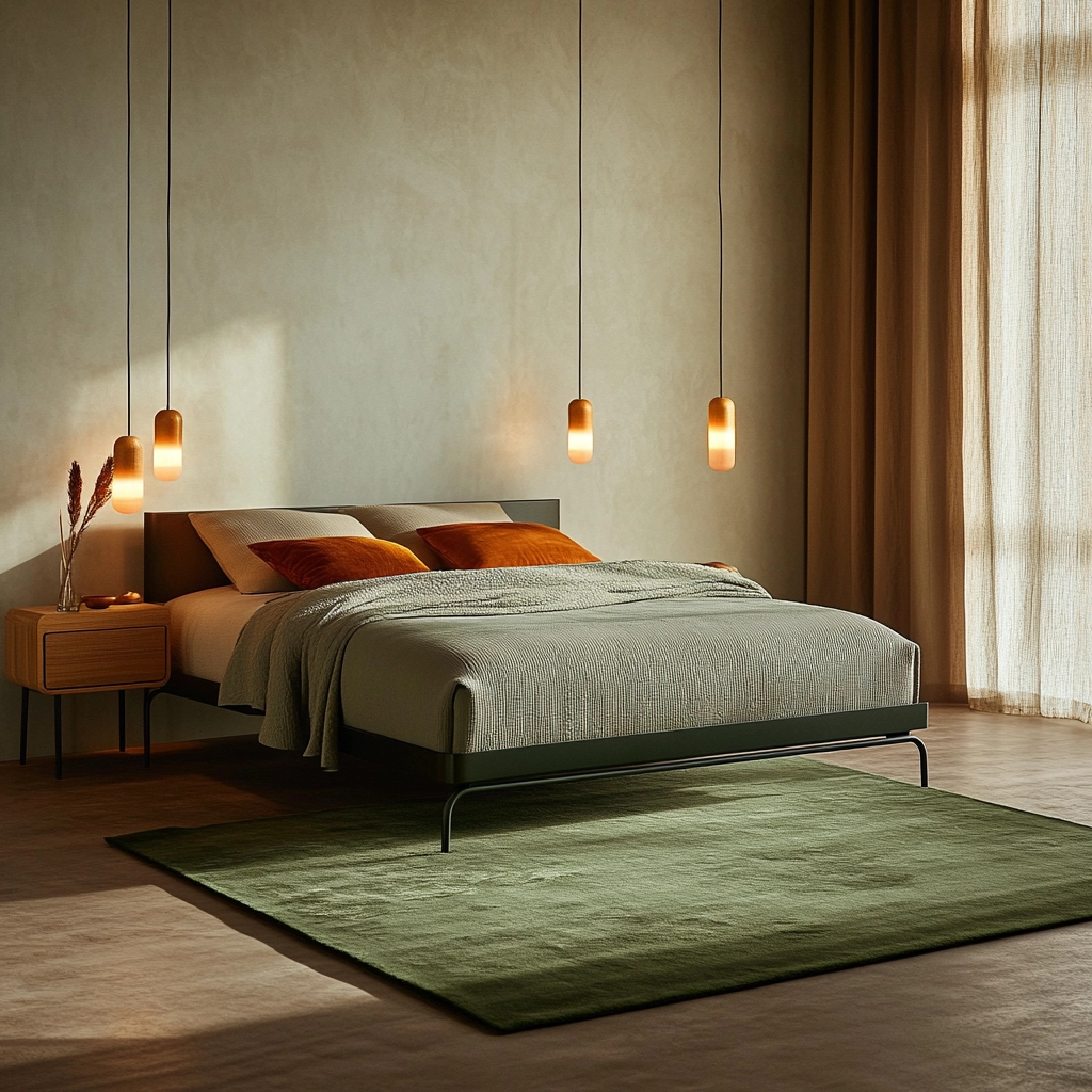 green bedroom rug 7