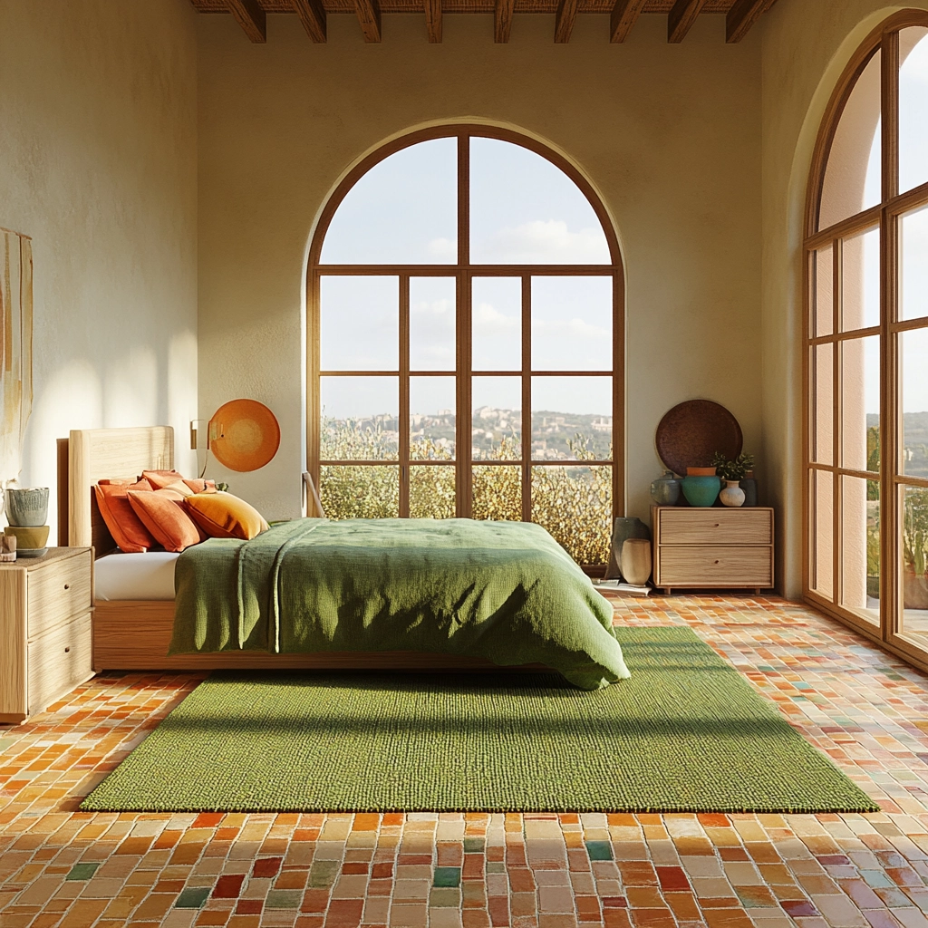 green bedroom rug 73