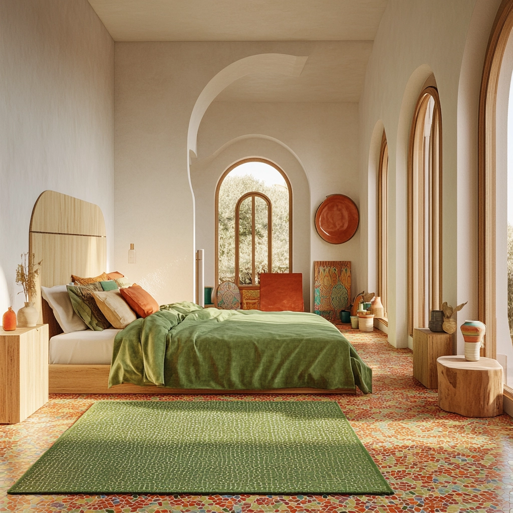 green bedroom rug 76