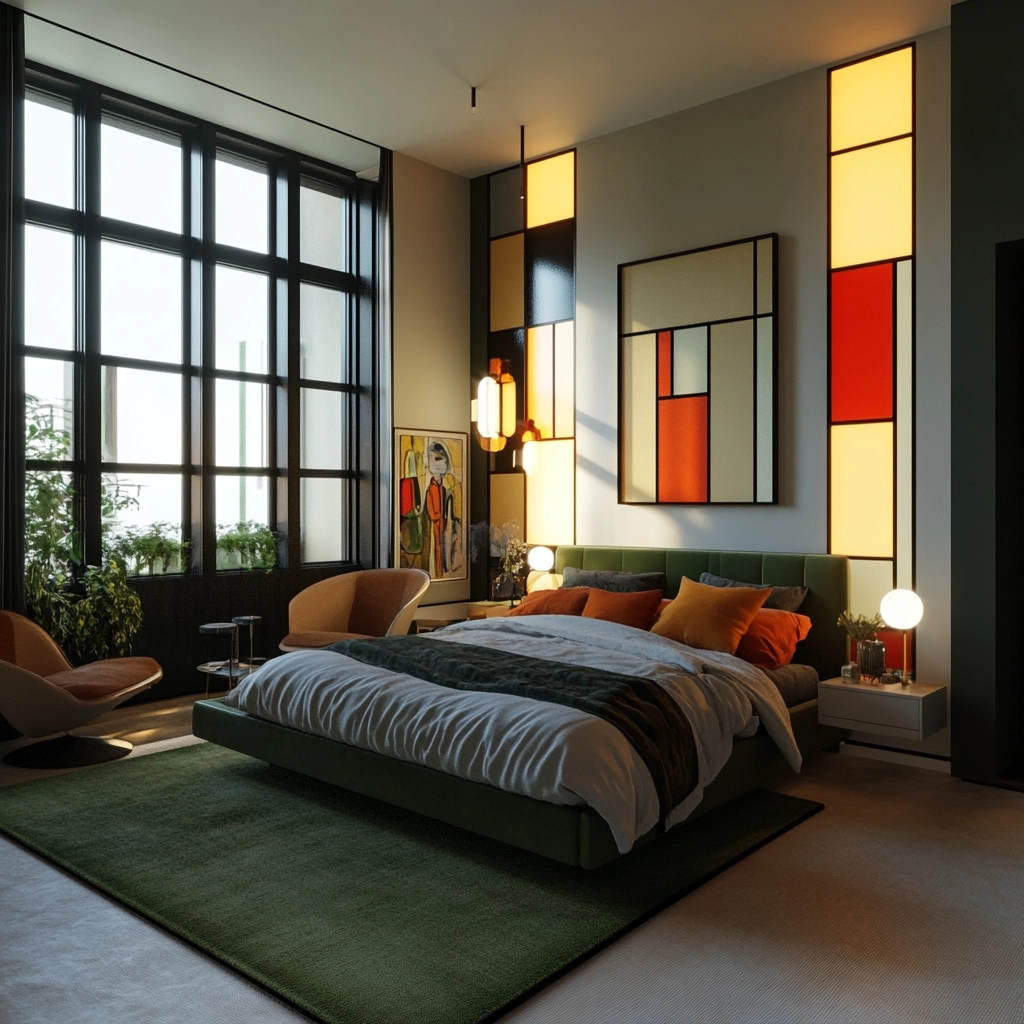 green bedroom rug 80