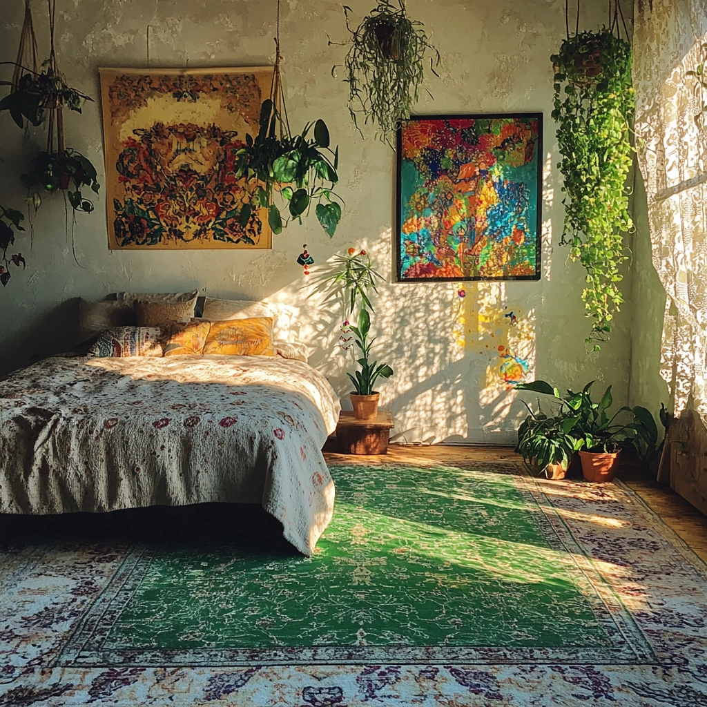 green bedroom rug 9