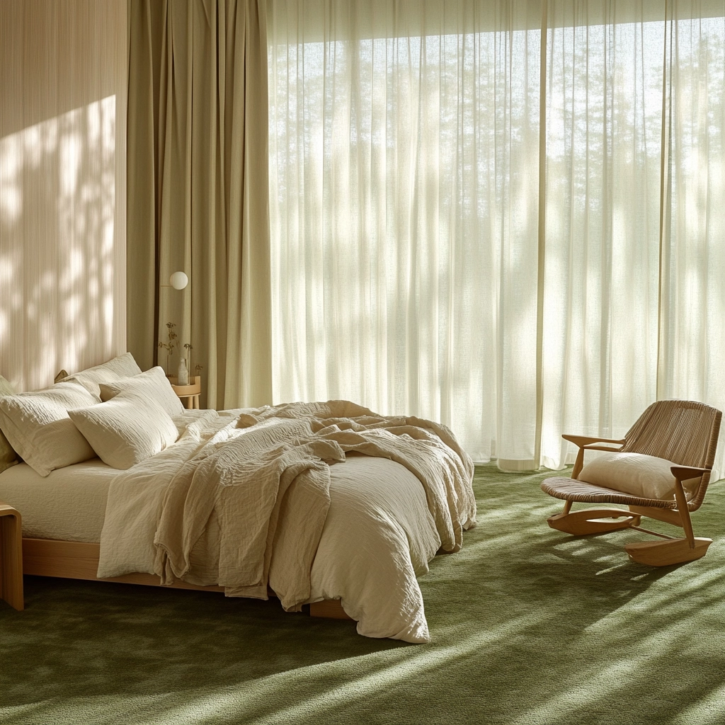 green carpet bedroom 3