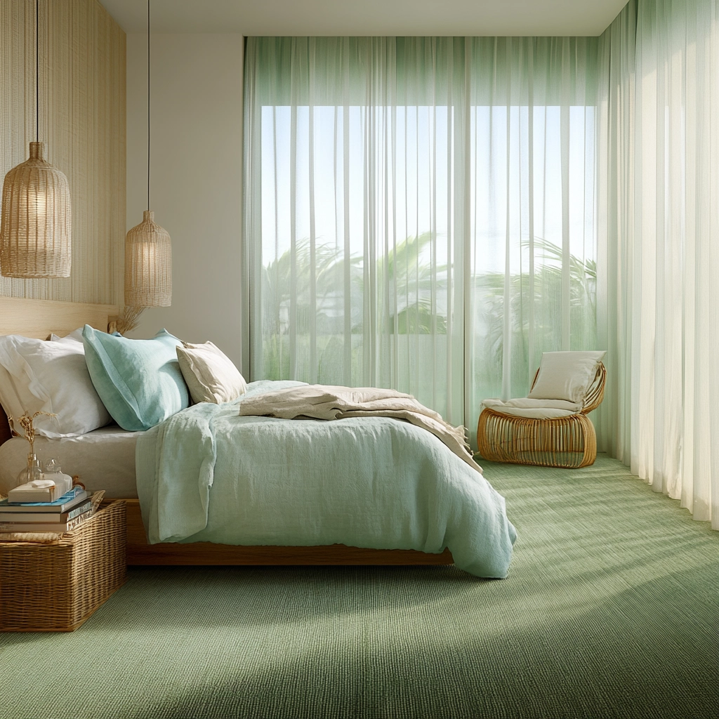 green carpet bedroom 31