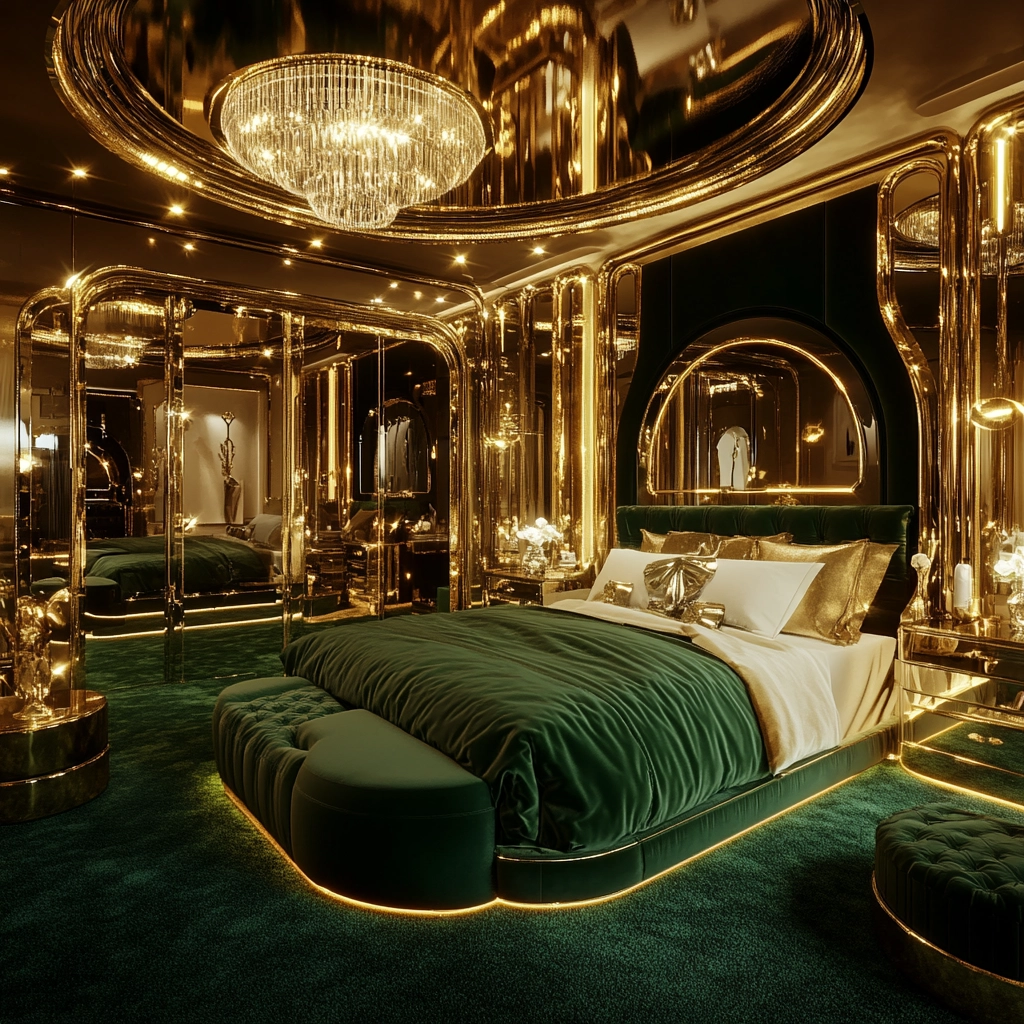 green carpet bedroom 35