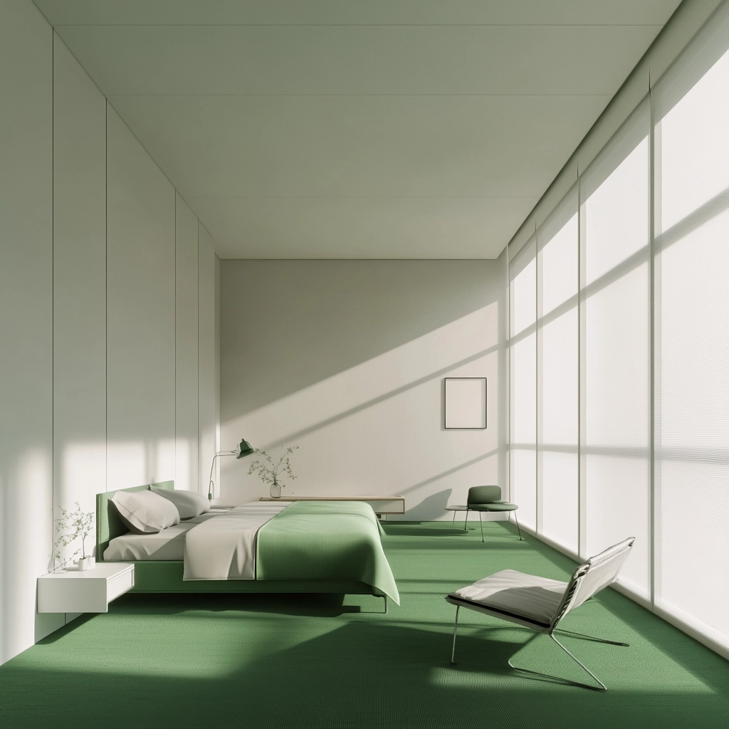 green carpet bedroom 41