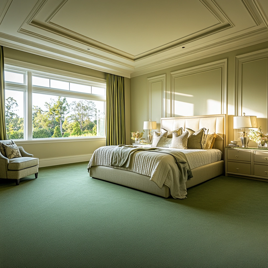 green carpet bedroom 61