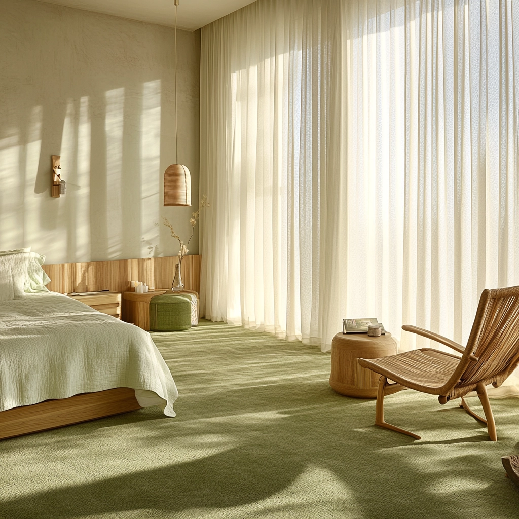 green carpet bedroom 69