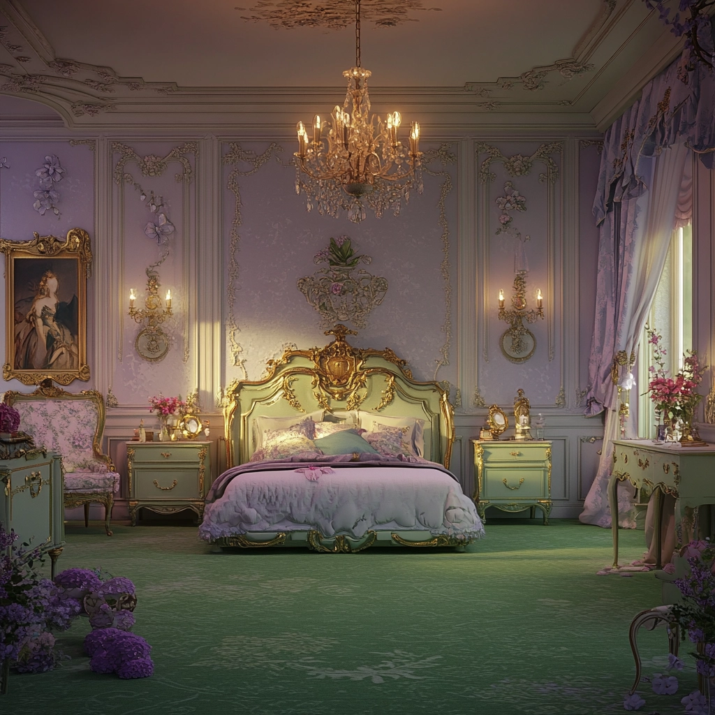 green carpet bedroom 74