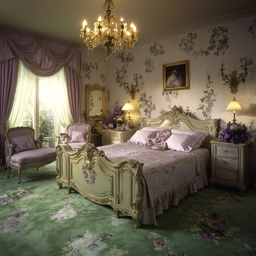green carpet bedroom 75