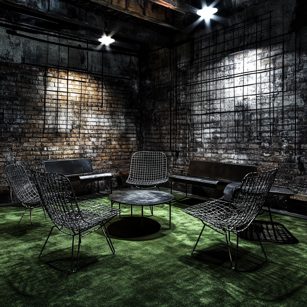 green carpet living room 15