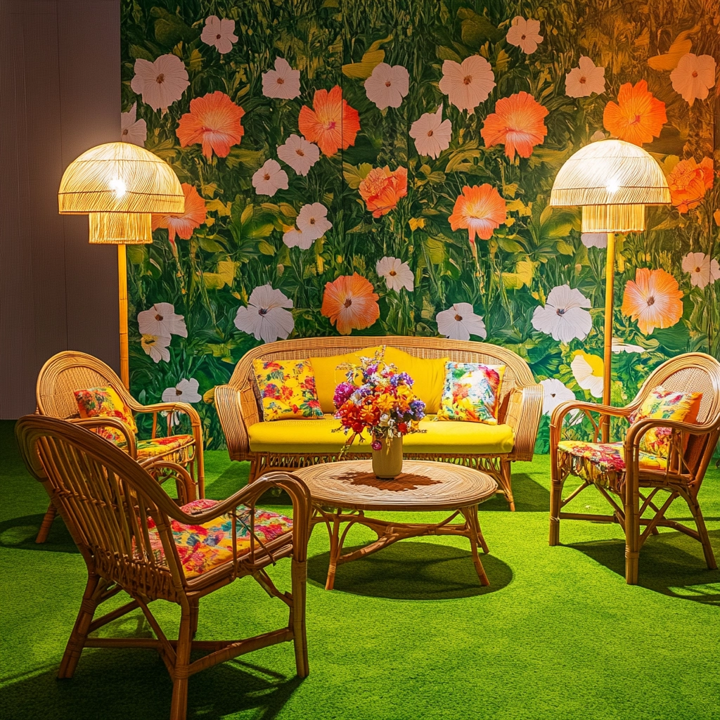 green carpet living room 24