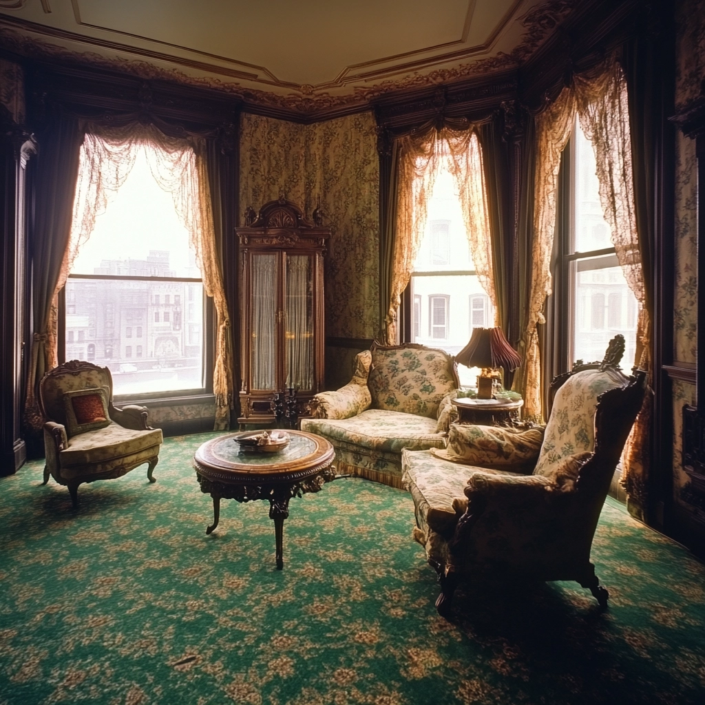 green carpet living room 28