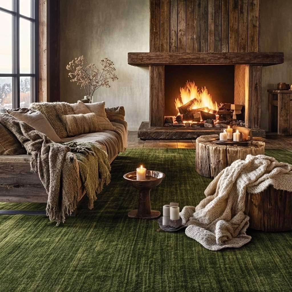 green carpet living room 29