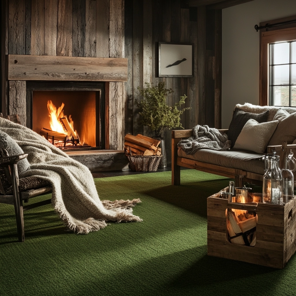 green carpet living room 31
