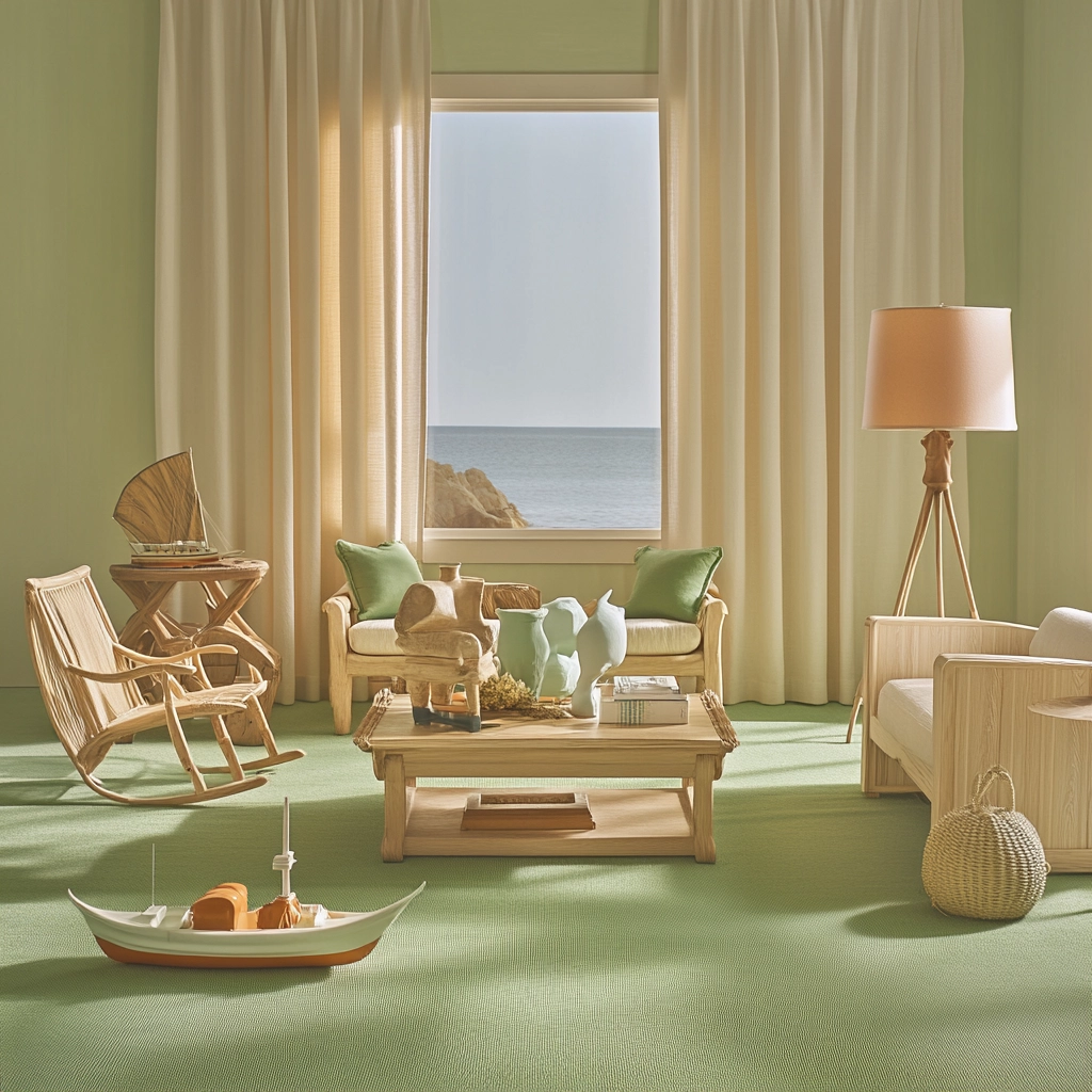 green carpet living room 33