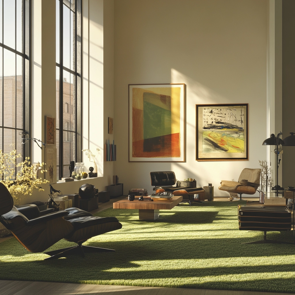 green carpet living room 57