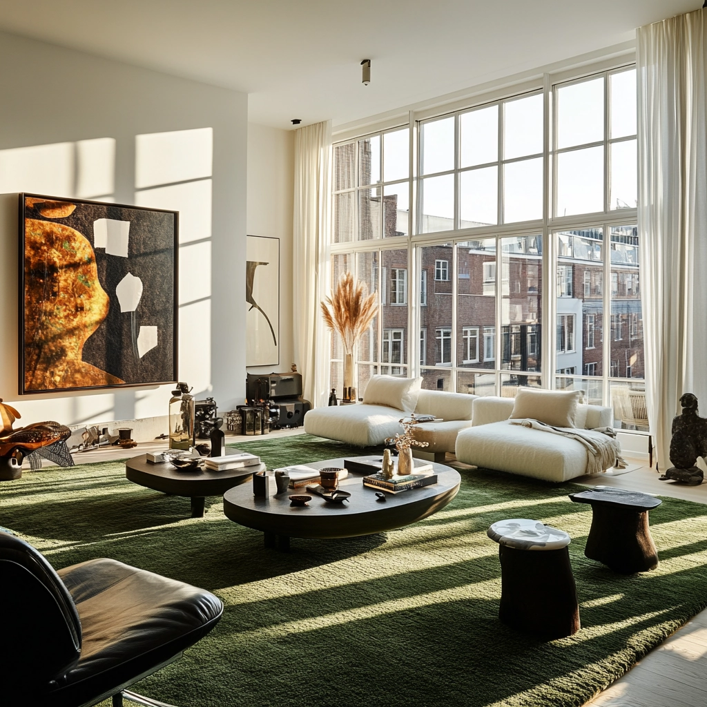 green carpet living room 58